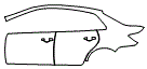 Door and Rear Fender Kit pattern for the 2014 Subaru Impreza WRX