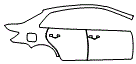 Door and Rear Fender Kit pattern for the 2014 Subaru Impreza WRX