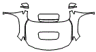 Full Hood, Fender and Mirror Kit pattern for the 2026 Subaru WRX