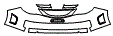 Grille and Bumper Kit pattern for the 2009 Subaru Impreza WRX