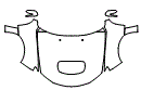 Full Hood, Fender and Mirror Kit pattern for the 2014 Subaru Impreza WRX