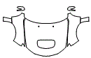 Hood, Fender and Mirror Kit pattern for the 2014 Subaru Impreza WRX