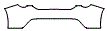 Rear Bumper Kit pattern for the 2014 Subaru BRZ