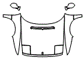 Full Hood, Fender and Mirror Kit pattern for the 1999 Ferrari F355