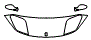 Hood, Fender and Mirror Kit pattern for the 2001 Ferrari 550 Maranello