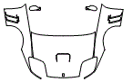 Full Hood, Fender and Mirror Kit pattern for the 2001 Ferrari 550 Maranello