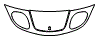 Hood and Fender Kit pattern for the 2005 Ferrari 360 Modena