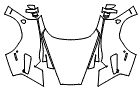 Full Hood, Fender and Mirror Kit pattern for the 2004 Ferrari Enzo