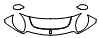 Hood and Mirror Kit pattern for the 2010 Ferrari 612 Scaglietti