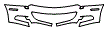 Bumper Kit pattern for the 2010 Ferrari 612 Scaglietti