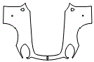 Fender Kit pattern for the 2010 Ferrari 612 Scaglietti