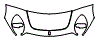 Hood, Fender and Mirror Kit pattern for the 2010 Ferrari 612 Scaglietti