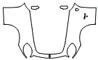 Full Fender and Mirror Kit pattern for the 2010 Ferrari 612 Scaglietti