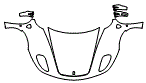 Full Hood, Fender and Mirror Kit pattern for the 2009 Ferrari F430