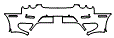 Rear Bumper Kit pattern for the 2009 Ferrari F430