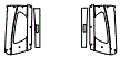 Door and Door Sill Kit pattern for the 2009 Ferrari F430 Scuderia