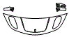 Hood, Fender and Mirror Kit pattern for the 2009 Ferrari F430