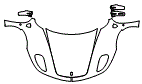 Full Hood, Hood, Fender and Mirror Kit pattern for the 2009 Ferrari F430