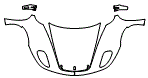 Full Hood, Fender and Mirror Kit pattern for the 2009 Ferrari F430 Challenge