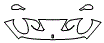 Hood and Mirror Kit pattern for the 1997 Ferrari F50