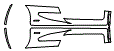 Rocker Panel Kit pattern for the 1997 Ferrari F50
