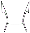 B-Pillar, A-Pillar and Roof Kit pattern for the 2011 Ferrari 599 GTB Fiorano