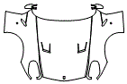 Full Hood, Fender and Mirror Kit pattern for the 2011 Ferrari 599 GTB Fiorano