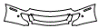 Bumper Kit pattern for the 2011 Ferrari 599 GTB Fiorano