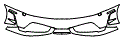 Bumper Kit pattern for the 2009 Ferrari F430 Scuderia