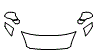Hood, Fender and Mirror Kit pattern for the 2014 Ferrari California