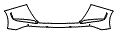 Rear Bumper Kit pattern for the 2018 Ferrari California T