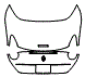 Trunk Lid Kit pattern for the 2018 Ferrari California T