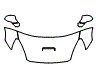Hood, Fender and Mirror Kit pattern for the 2014 Ferrari California