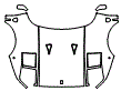 Full Hood, Fender and Mirror Kit pattern for the 1992 Ferrari F40