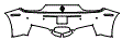 Rear Bumper Kit pattern for the 2015 Ferrari 458 Spider