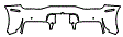Rear Bumper Kit pattern for the 2016 Ferrari 458 Speciale