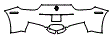Rear Bumper Kit pattern for the 2015 Ferrari 458 Spider