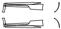 Rocker Panel Kit pattern for the 2015 Ferrari 458 Spider