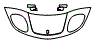 Hood, Fender and Mirror Kit pattern for the 2005 Ferrari 360 Challenge Stradale