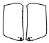 Door Kit pattern for the 2005 Ferrari 360 Challenge Stradale