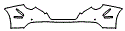Rear Bumper Kit pattern for the 2016 Ferrari FF