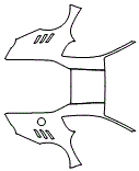 Rear Fender and Roof Kit pattern for the 2017 Ferrari F12 TDF