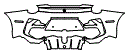 Rear Bumper Kit pattern for the 2017 Ferrari F12 TDF