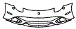 Bumper Kit pattern for the 2017 Ferrari F12 Berlinetta