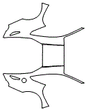Rear Fender and Roof Kit pattern for the 2017 Ferrari F12 Berlinetta