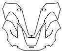 Tail Kit pattern for the 2016 Ferrari LaFerrari