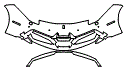 Bumper Kit pattern for the 2019 Ferrari 488 GTB