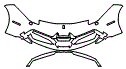 Bumper Kit pattern for the 2019 Ferrari 488 GTB