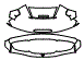 Trunk Lid Kit pattern for the 2020 Ferrari 488 Pista