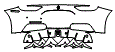 Rear Bumper Kit pattern for the 2019 Ferrari 488 GTB